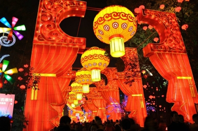 四川自贡国际恐龙灯会