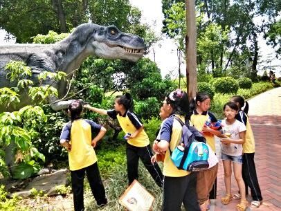 南沙天后宫恐龙园高仿真恐龙展